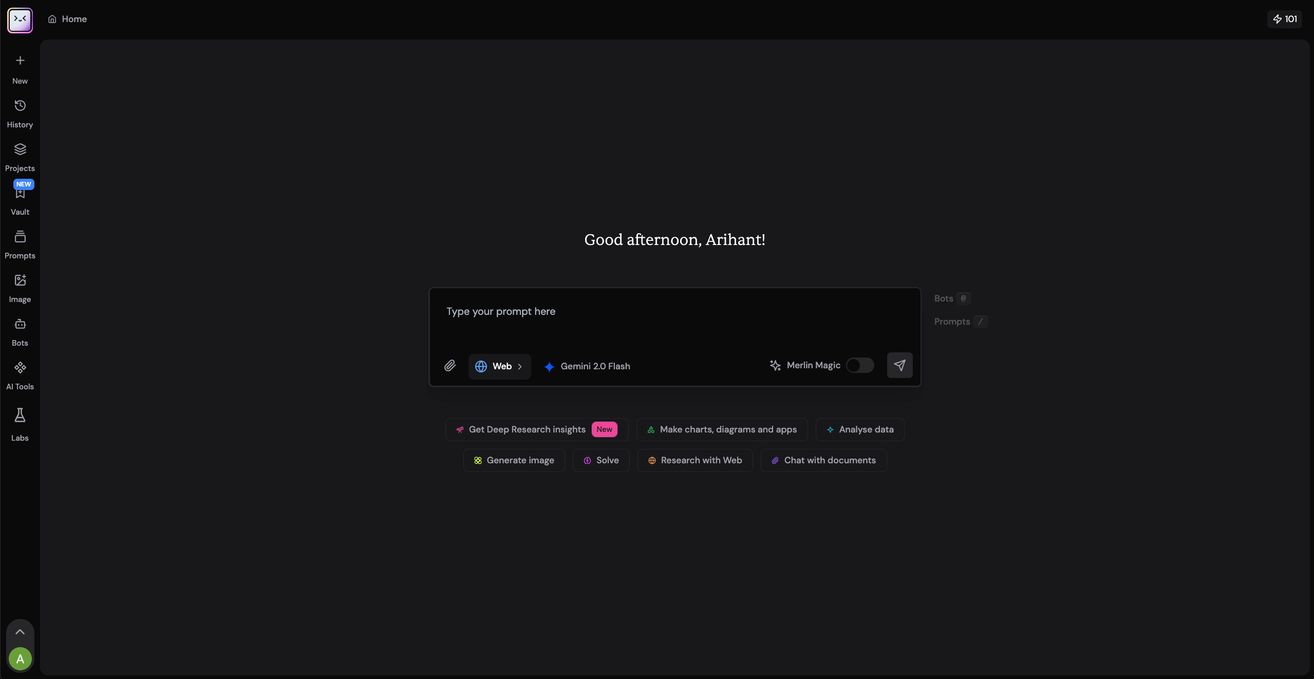 Merlin AI Extension